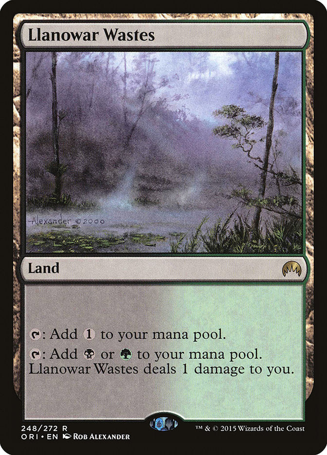 Llanowar Wastes [Magic Origins] | Galaxy Games LLC
