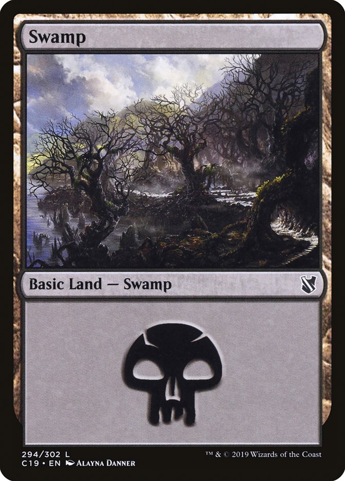 Swamp (294) [Commander 2019] | Galaxy Games LLC