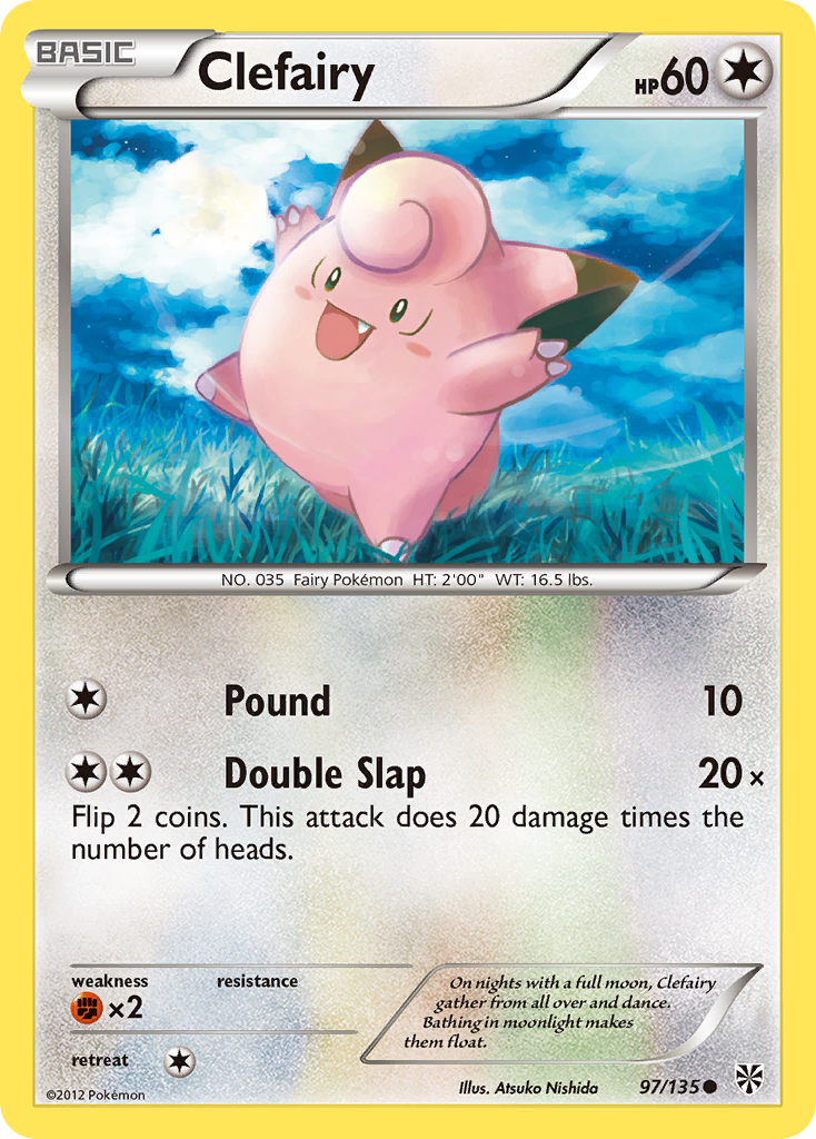 Clefairy (97/135) [Black & White: Plasma Storm] | Galaxy Games LLC