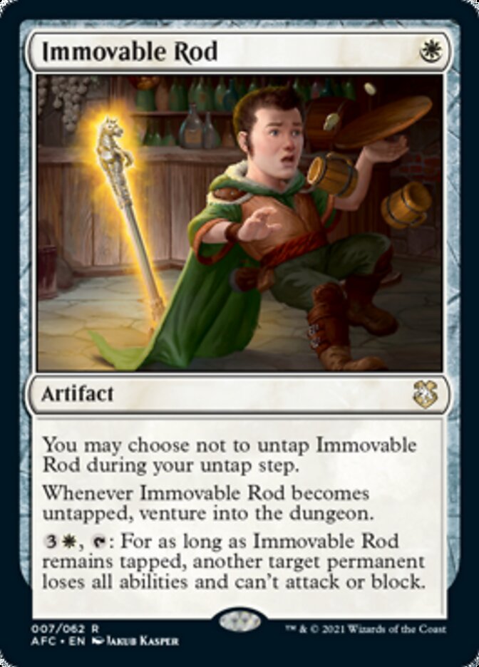 Immovable Rod [Dungeons & Dragons: Adventures in the Forgotten Realms Commander] | Galaxy Games LLC