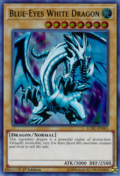 Blue-Eyes White Dragon (Version 1) [LCKC-EN001] Ultra Rare | Galaxy Games LLC