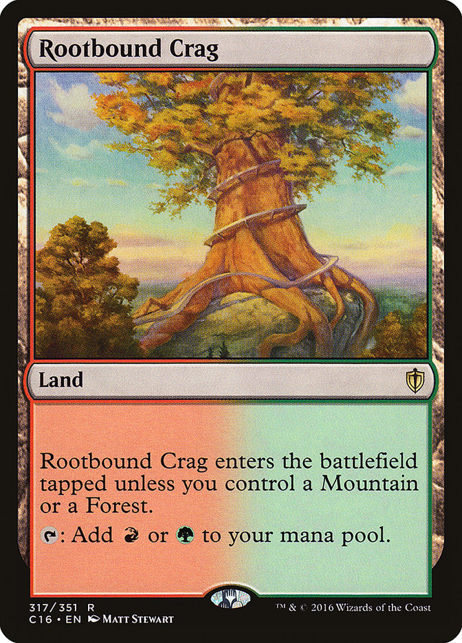 Rootbound Crag [Commander 2016] | Galaxy Games LLC