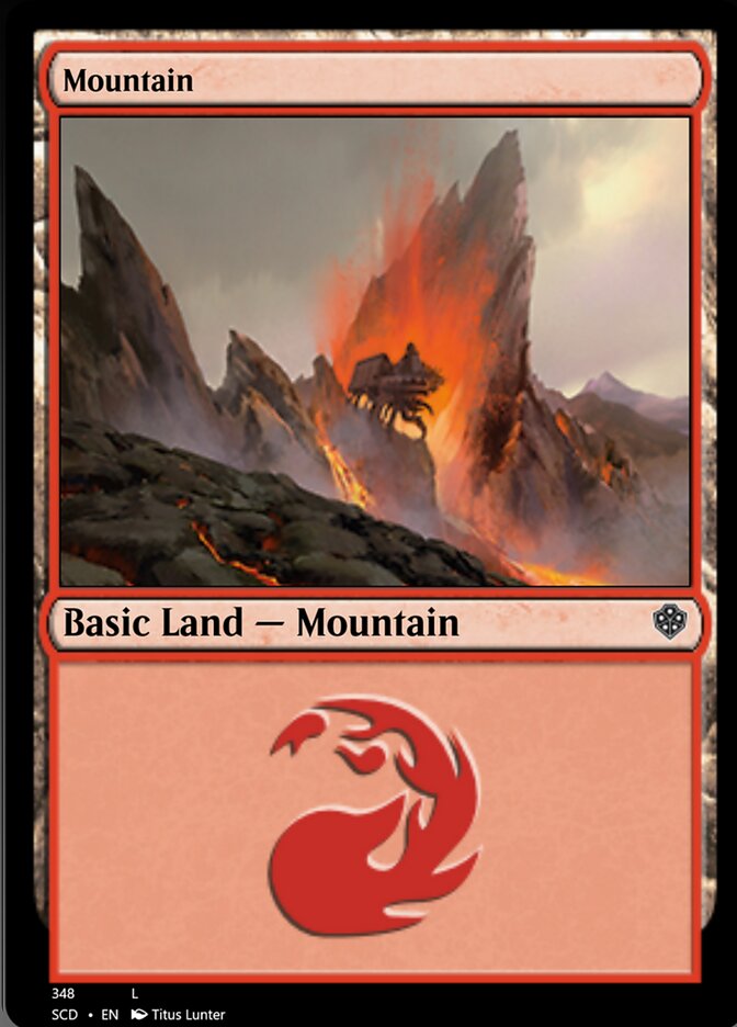 Mountain (348) [Starter Commander Decks] | Galaxy Games LLC