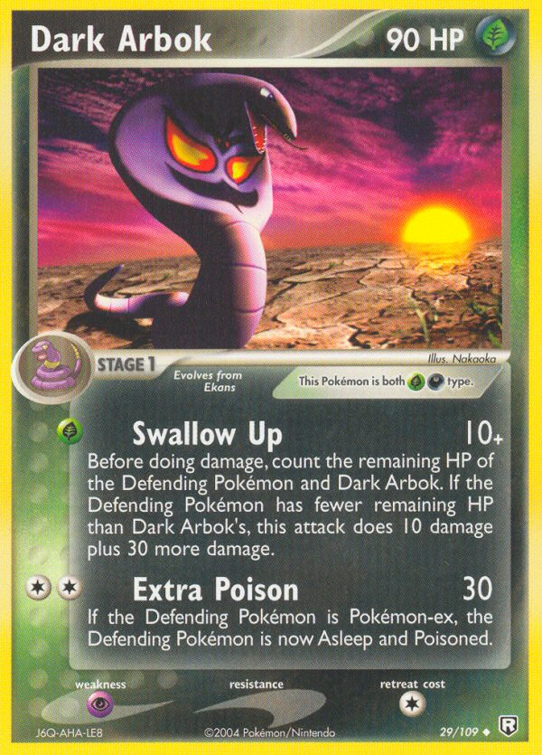 Dark Arbok (29/109) [EX: Team Rocket Returns] | Galaxy Games LLC