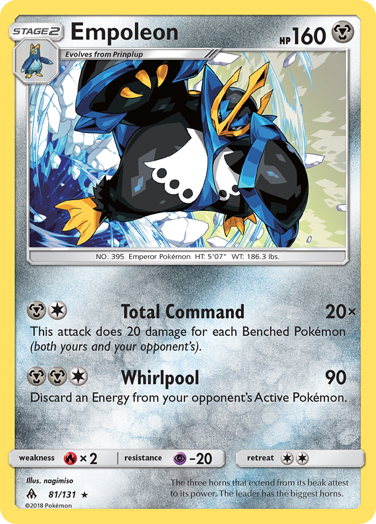 Empoleon (81/131) [Sun & Moon: Forbidden Light] | Galaxy Games LLC