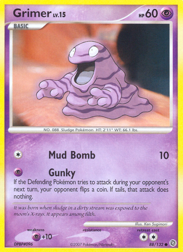 Grimer (88/132) [Diamond & Pearl: Secret Wonders] | Galaxy Games LLC