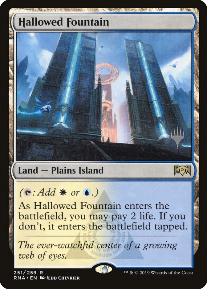 Hallowed Fountain (Promo Pack) [Ravnica Allegiance Promos] | Galaxy Games LLC