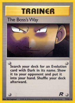 The Boss's Way (73/82) [Team Rocket Unlimited] | Galaxy Games LLC