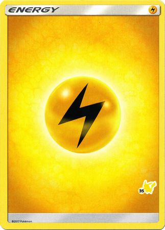 Lightning Energy (Pikachu Stamp #35) [Battle Academy 2020] | Galaxy Games LLC