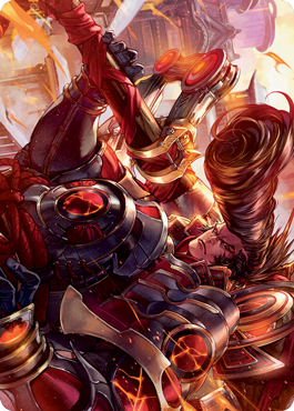 Upriser Renegade Art Card [Kamigawa: Neon Dynasty Art Series] | Galaxy Games LLC