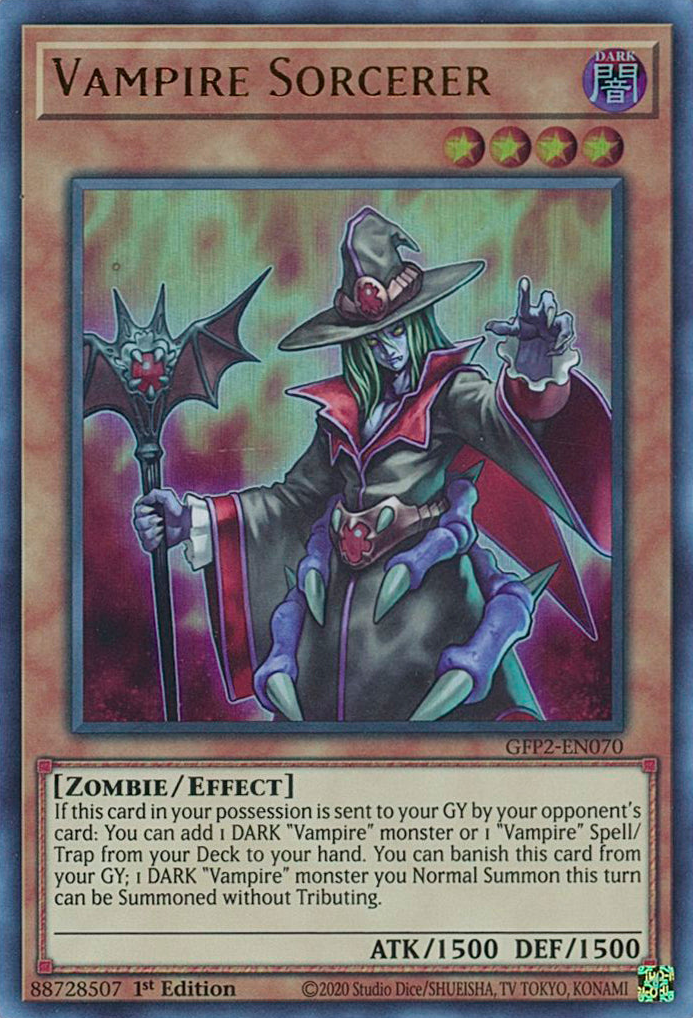 Vampire Sorcerer [GFP2-EN070] Ultra Rare | Galaxy Games LLC