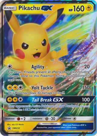 Pikachu GX (SM232) (Jumbo Card) [Sun & Moon: Black Star Promos] | Galaxy Games LLC