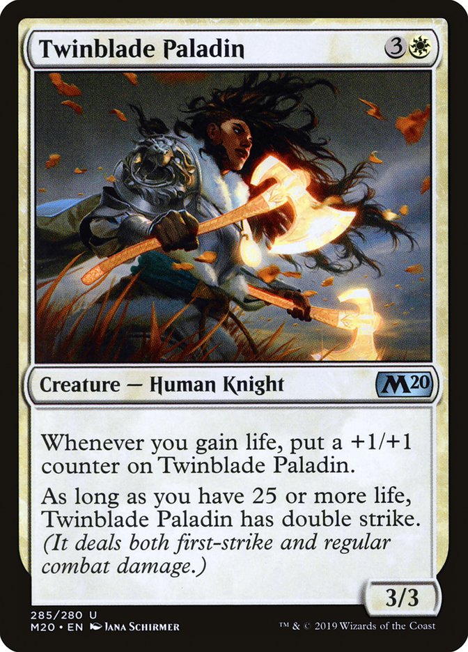 Twinblade Paladin [Core Set 2020] | Galaxy Games LLC