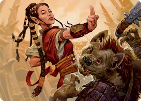 Half-Elf Monk Art Card [Dungeons & Dragons: Adventures in the Forgotten Realms Art Series] | Galaxy Games LLC
