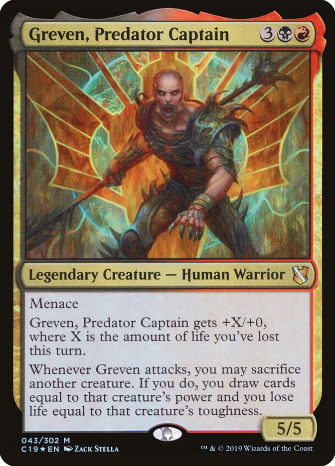 Greven, Predator Captain [Commander 2019] | Galaxy Games LLC