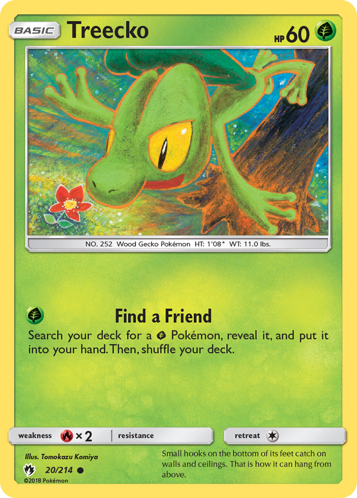 Treecko (20/214) [Sun & Moon: Lost Thunder] | Galaxy Games LLC