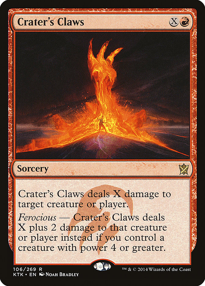 Crater's Claws [Khans of Tarkir] | Galaxy Games LLC
