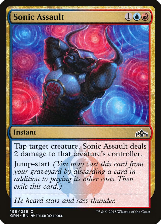 Sonic Assault [Guilds of Ravnica] | Galaxy Games LLC
