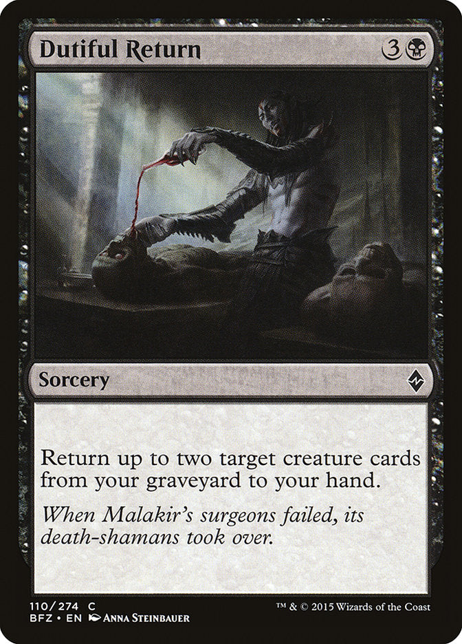 Dutiful Return [Battle for Zendikar] | Galaxy Games LLC