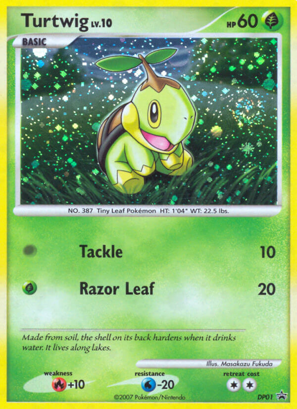 Turtwig (DP01) [Diamond & Pearl: Black Star Promos] | Galaxy Games LLC