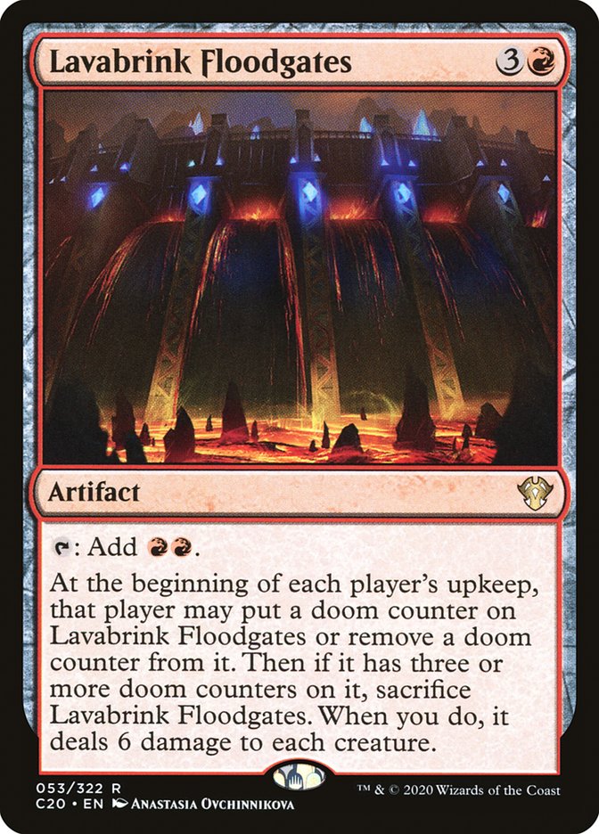 Lavabrink Floodgates [Commander 2020] | Galaxy Games LLC