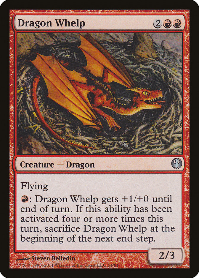 Dragon Whelp [Duel Decks: Knights vs. Dragons] | Galaxy Games LLC