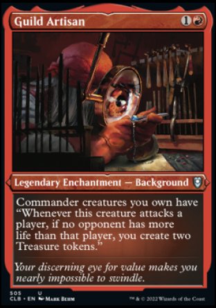 Guild Artisan (Foil Etched) [Commander Legends: Battle for Baldur's Gate] | Galaxy Games LLC