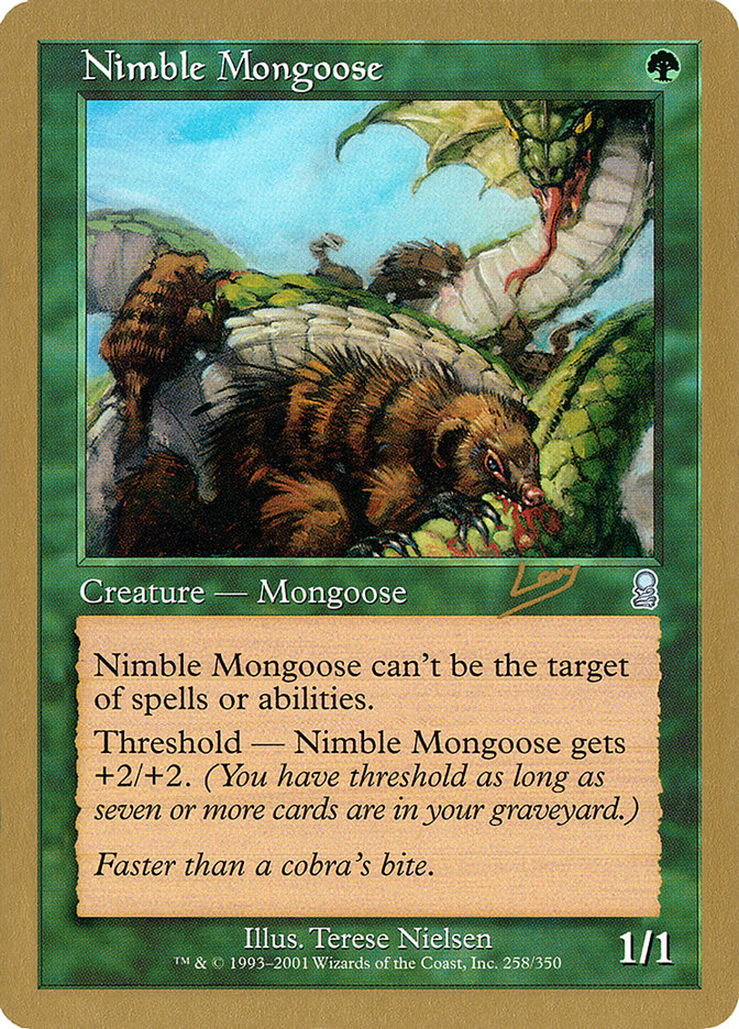 Nimble Mongoose (Raphael Levy) [World Championship Decks 2002] | Galaxy Games LLC