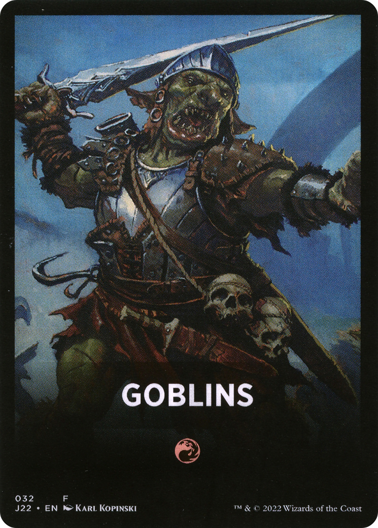 Goblins Theme Card [Jumpstart 2022 Front Cards] | Galaxy Games LLC