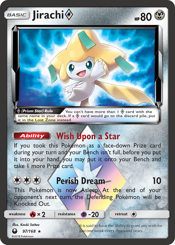 Jirachi (97/168) (Prism Star) [Sun & Moon: Celestial Storm] | Galaxy Games LLC