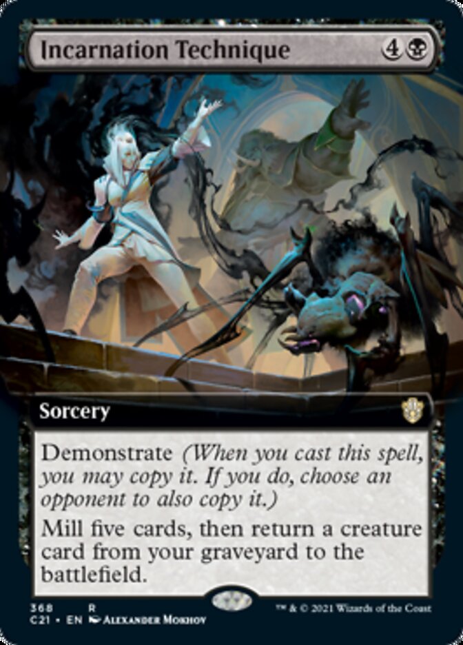 Incarnation Technique (Extended Art) [Commander 2021] | Galaxy Games LLC