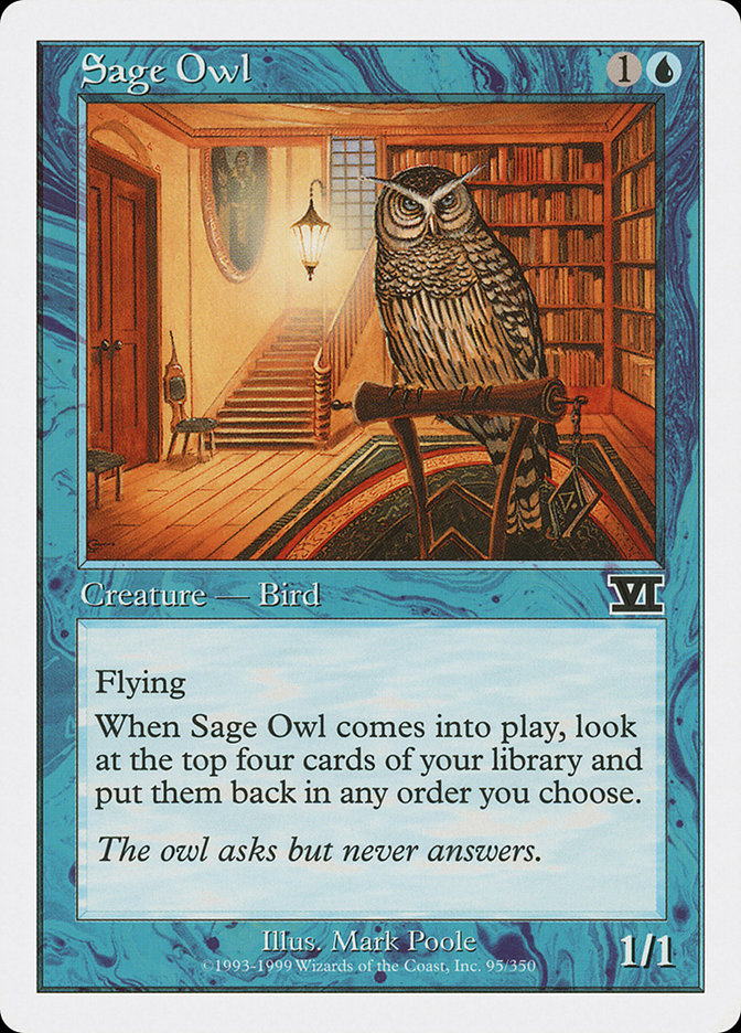 Sage Owl [Classic Sixth Edition] | Galaxy Games LLC