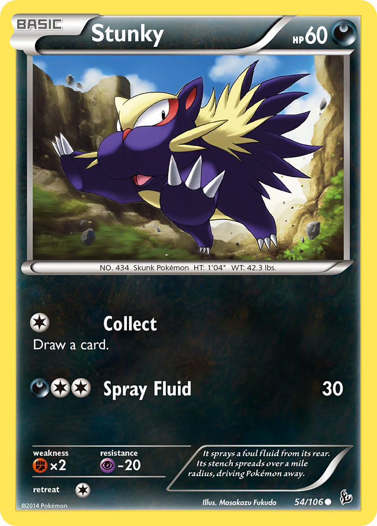 Stunky (54/106) [XY: Flashfire] | Galaxy Games LLC