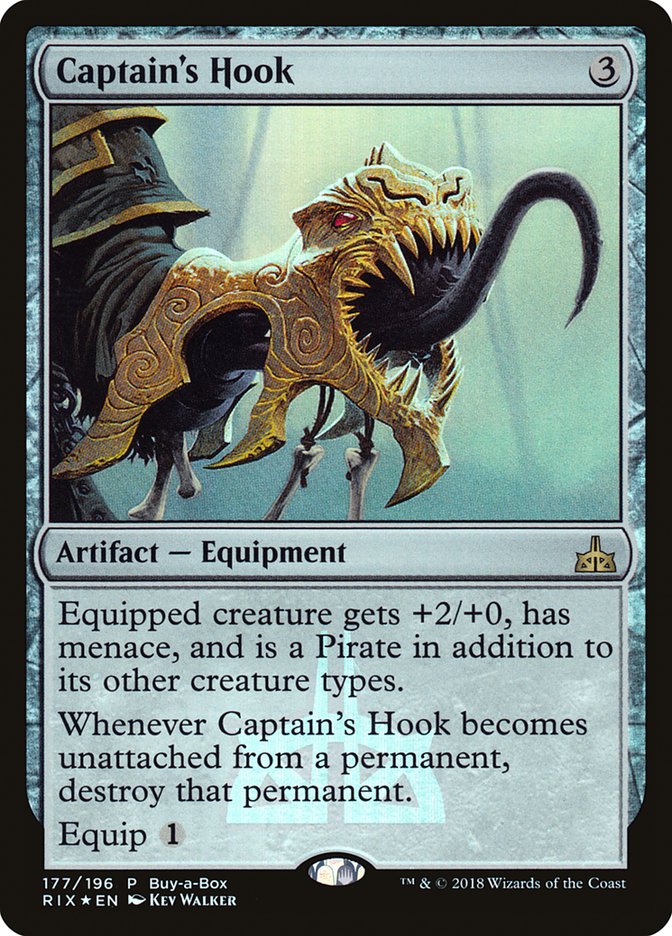 Captain's Hook (Buy-A-Box) [Rivals of Ixalan Promos] | Galaxy Games LLC