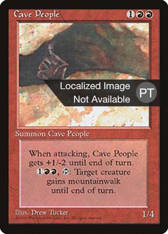 Cave People [Fourth Edition (Foreign Black Border)] | Galaxy Games LLC