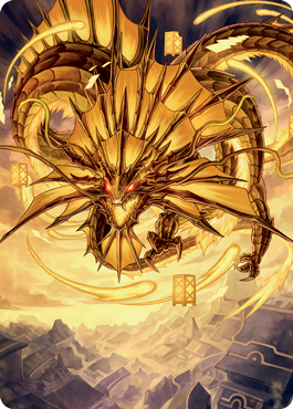 Ao, the Dawn Sky 2 Art Card [Kamigawa: Neon Dynasty Art Series] | Galaxy Games LLC