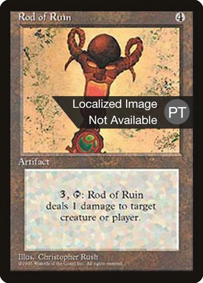 Rod of Ruin [Fourth Edition (Foreign Black Border)] | Galaxy Games LLC