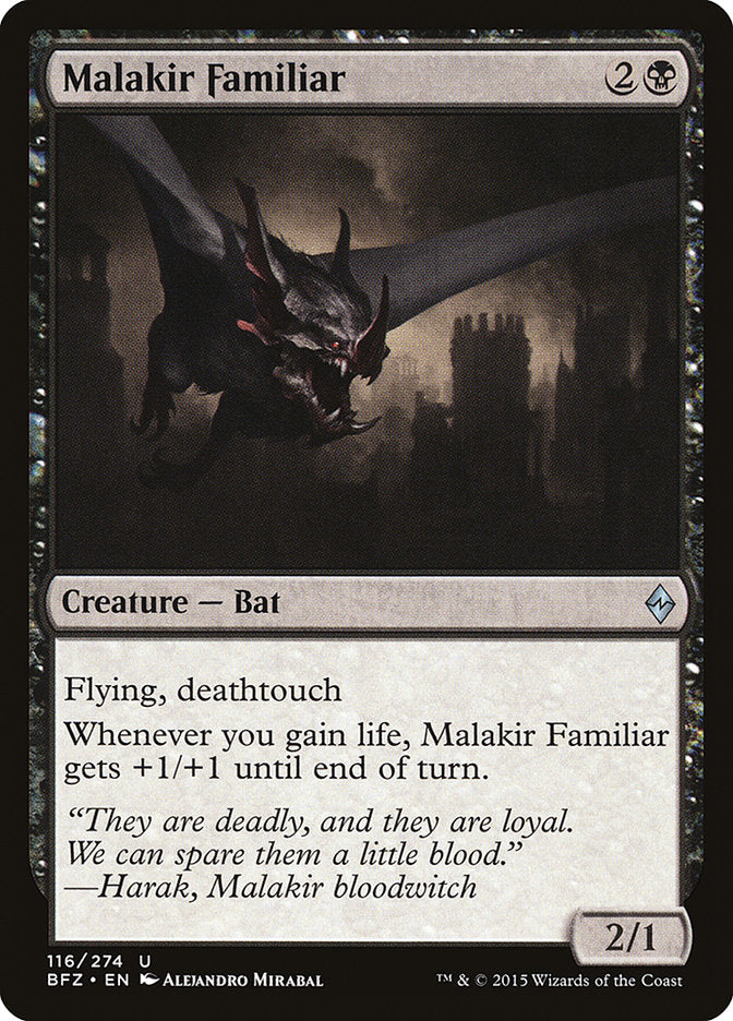 Malakir Familiar [Battle for Zendikar] | Galaxy Games LLC