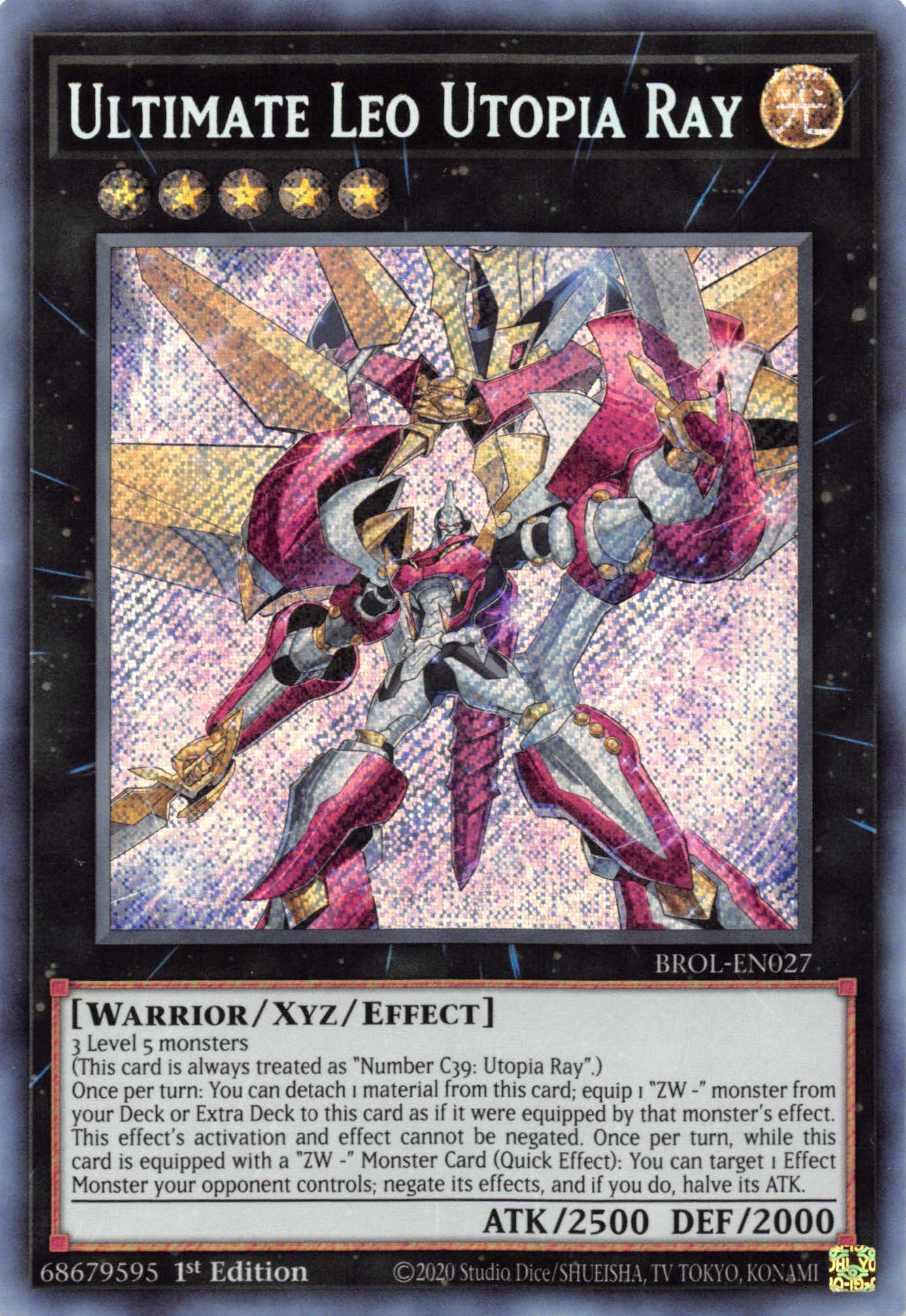 Ultimate Leo Utopia Ray [BROL-EN027] Secret Rare | Galaxy Games LLC