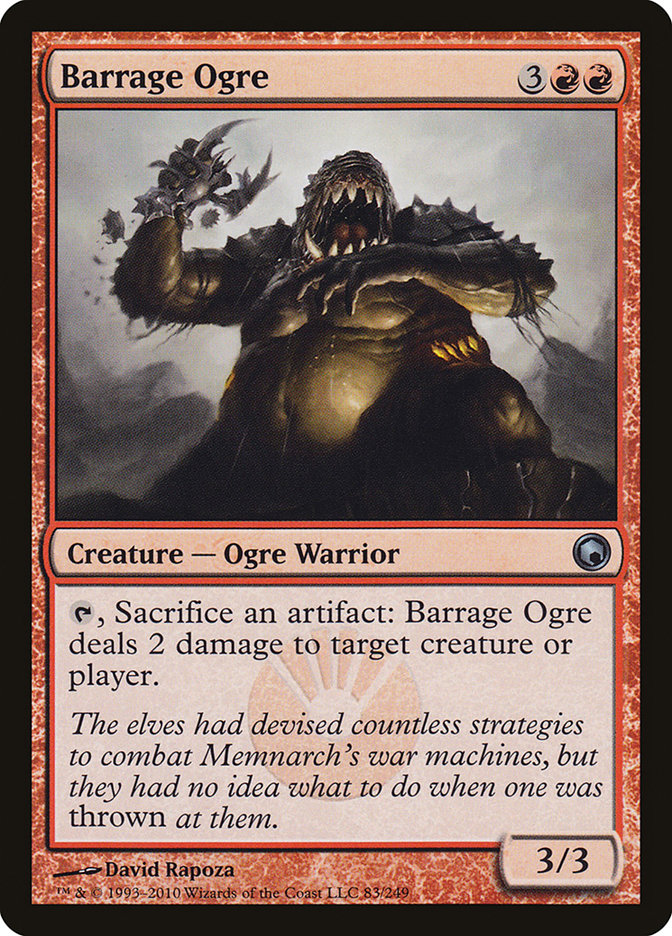 Barrage Ogre [Scars of Mirrodin] | Galaxy Games LLC