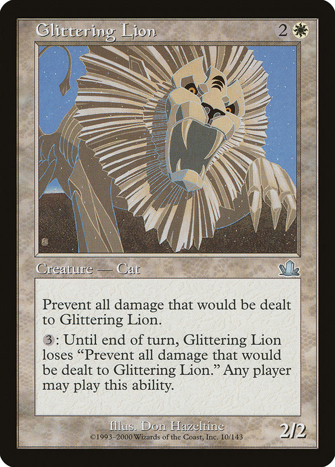 Glittering Lion [Prophecy] | Galaxy Games LLC