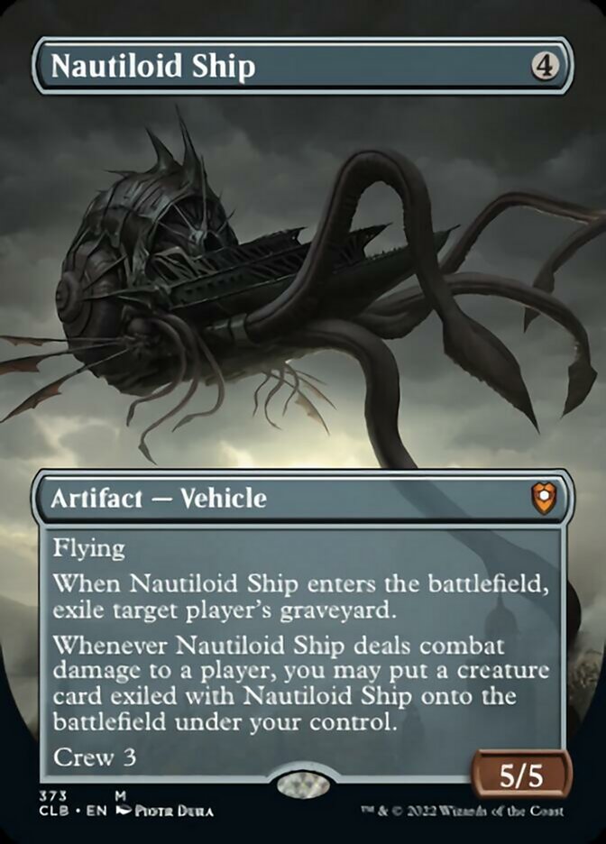 Nautiloid Ship (Borderless Alternate Art) [Commander Legends: Battle for Baldur's Gate] | Galaxy Games LLC