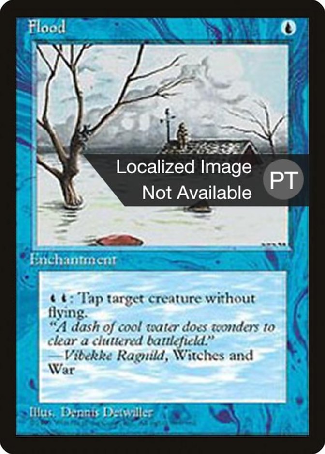 Flood [Fourth Edition (Foreign Black Border)] | Galaxy Games LLC