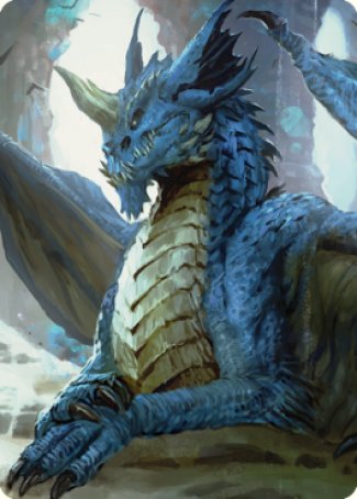 Young Blue Dragon Art Card [Commander Legends: Battle for Baldur's Gate Art Series] | Galaxy Games LLC