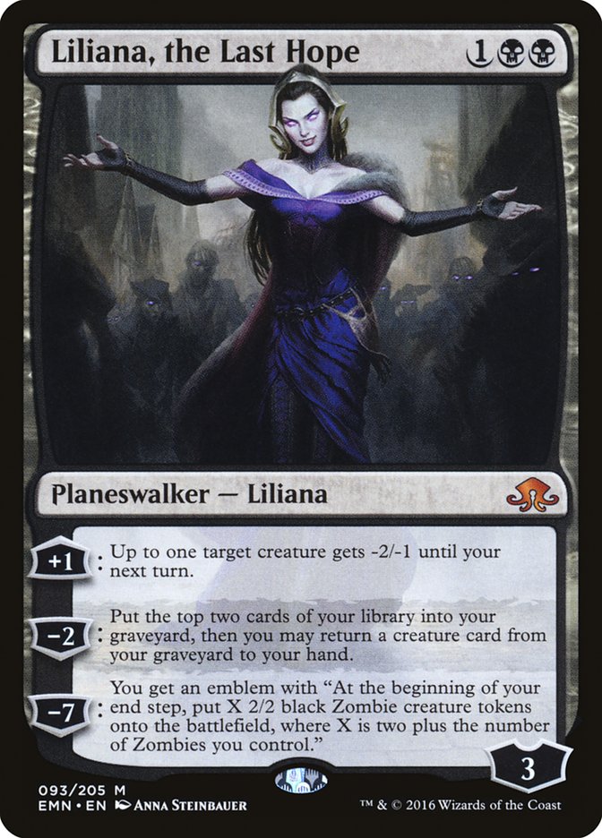Liliana, the Last Hope [Eldritch Moon] | Galaxy Games LLC