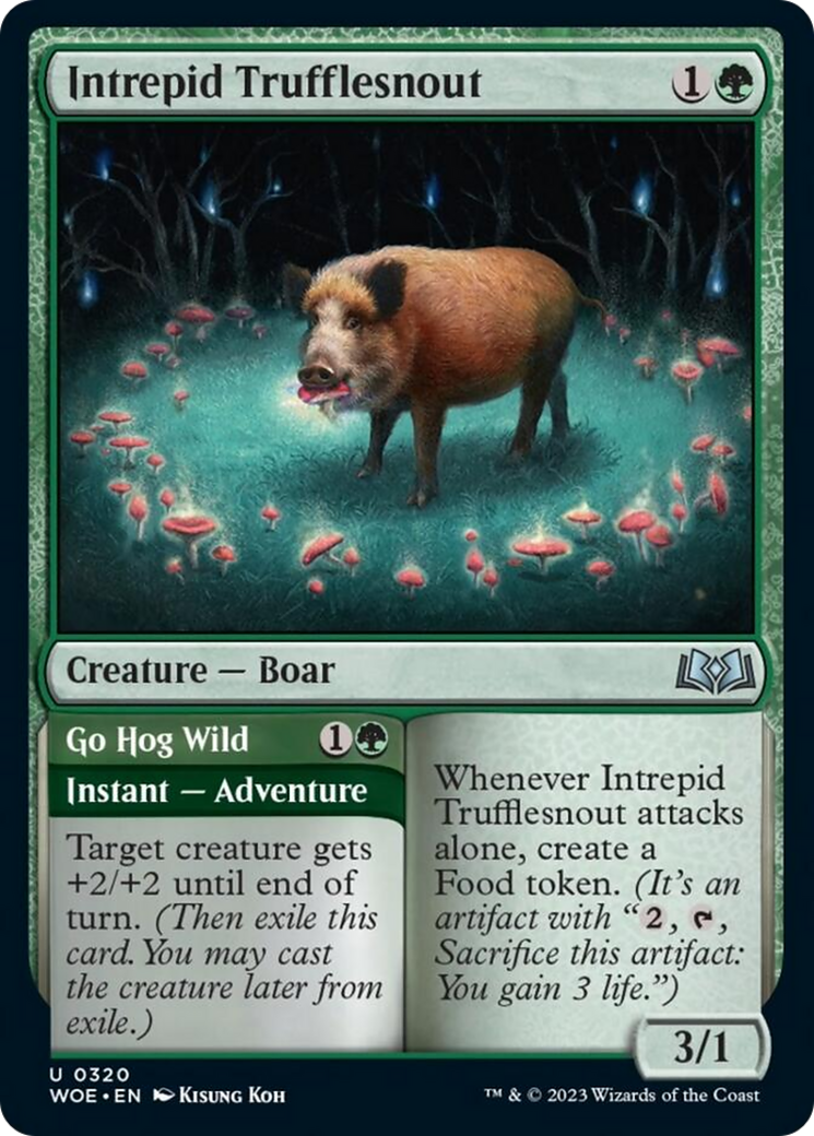 Intrepid Trufflesnout // Go Hog Wild [Wilds of Eldraine] | Galaxy Games LLC