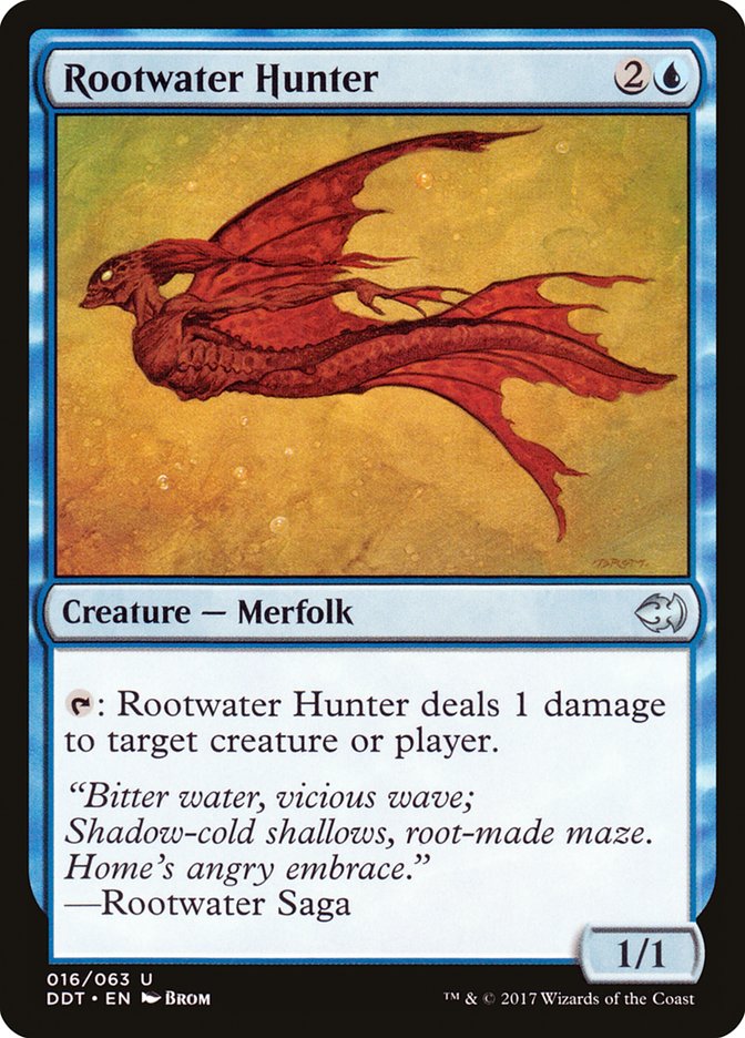 Rootwater Hunter [Duel Decks: Merfolk vs. Goblins] | Galaxy Games LLC