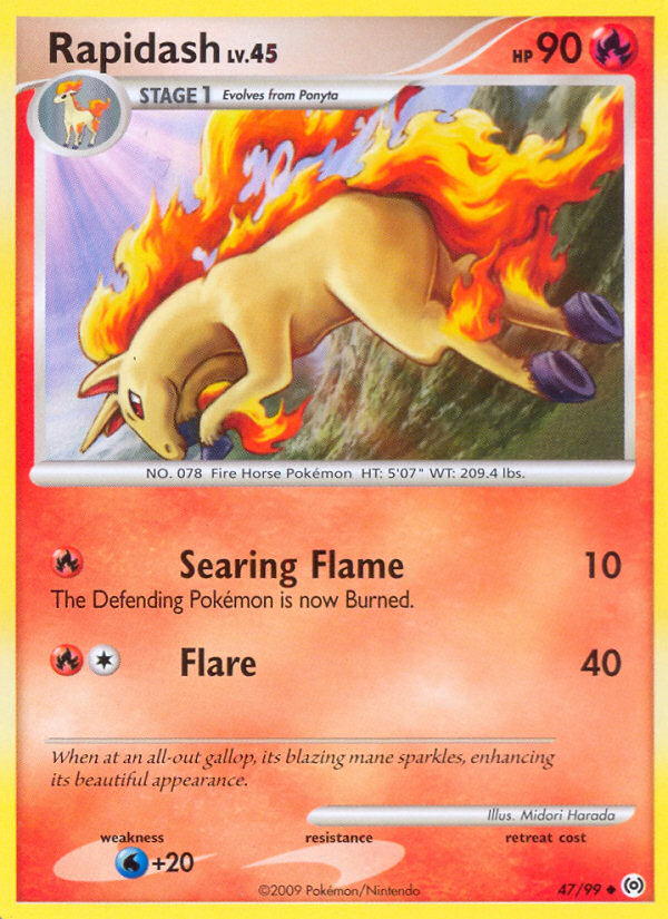 Rapidash (47/99) [Platinum: Arceus] | Galaxy Games LLC