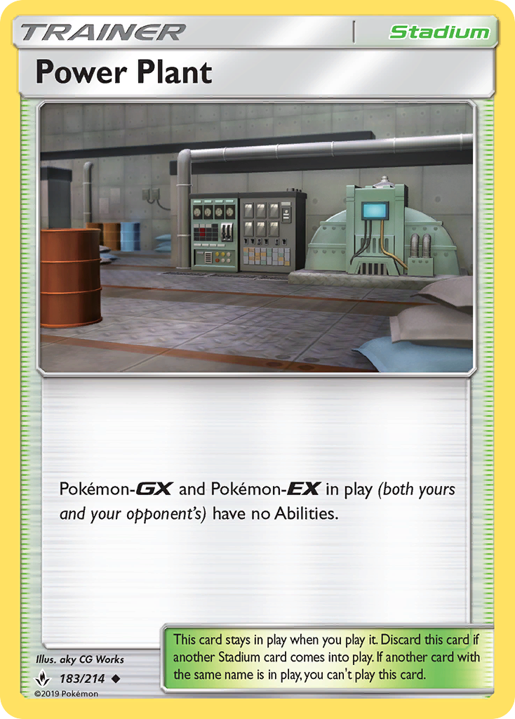 Power Plant (183/214) [Sun & Moon: Unbroken Bonds] | Galaxy Games LLC