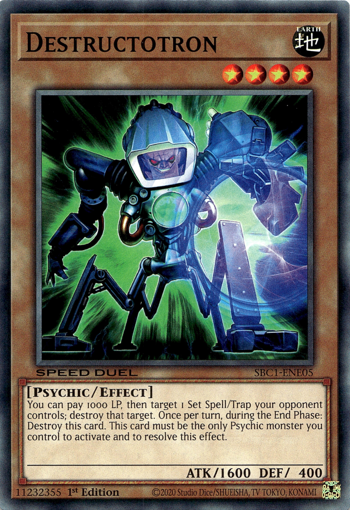 Destructotron [SBC1-ENE05] Common | Galaxy Games LLC